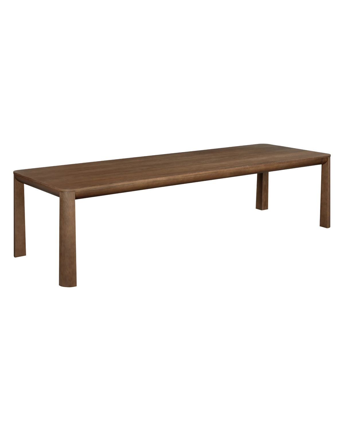 Quart Dining Table 300cm - Deep Oak
