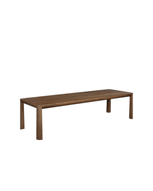 Quart Dining Table 300cm - Deep Oak