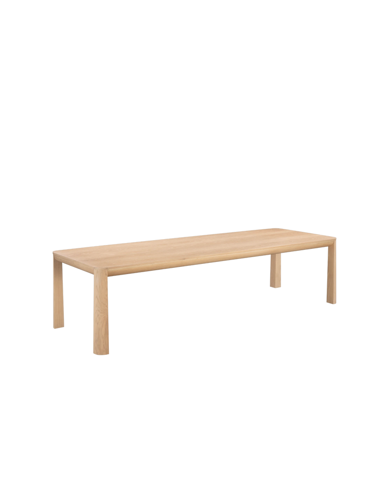 Quart Dining Table 300cm - Light Oak