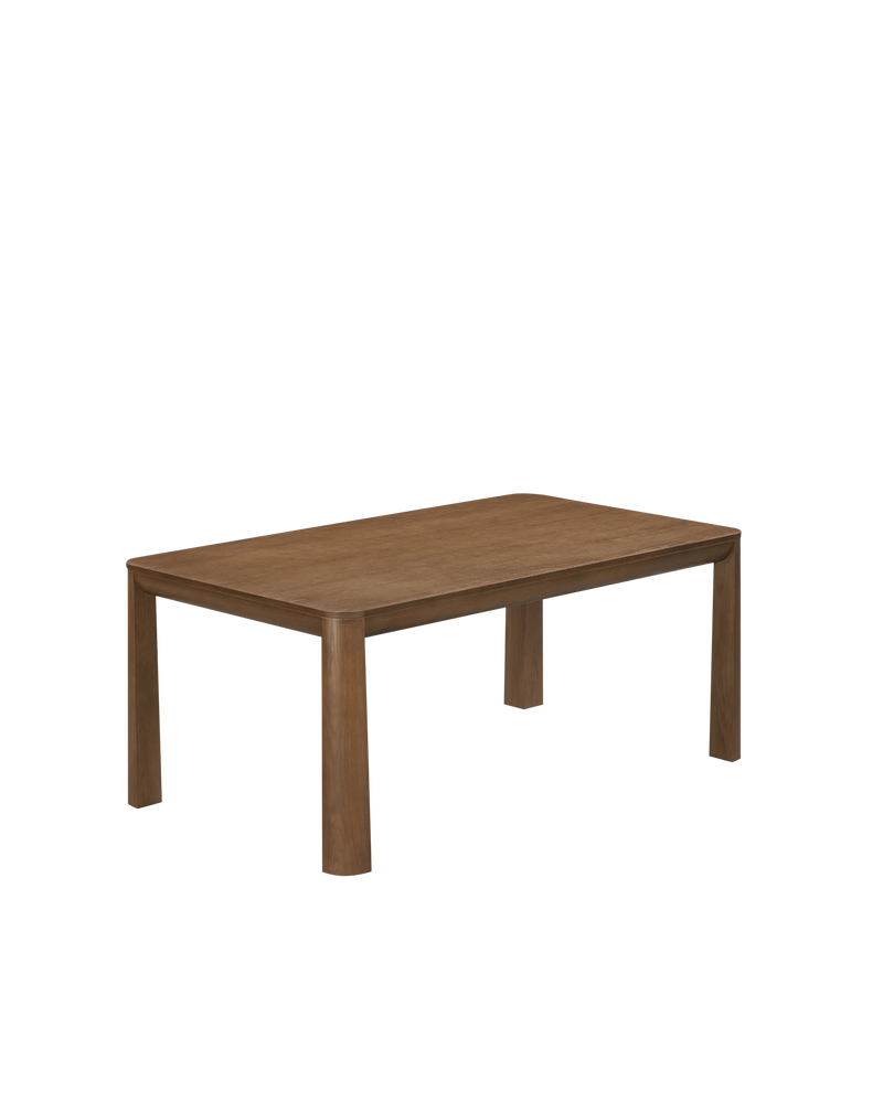 Quart Dining Table 180cm - Deep Oak
