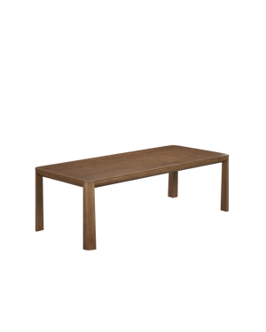 Quart Dining Table 240cm - Deep Oak