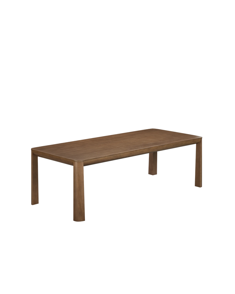 Quart Dining Table 240cm - Deep Oak