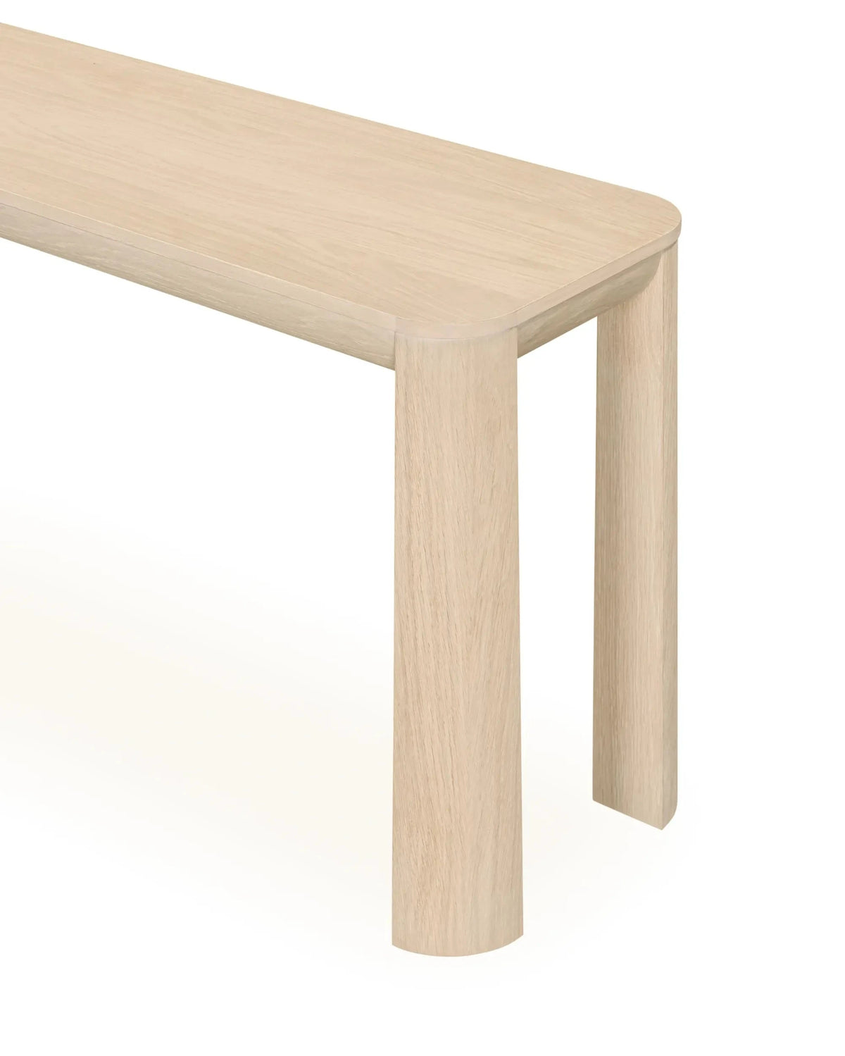 Quart Console Table 170cm - Light Oak