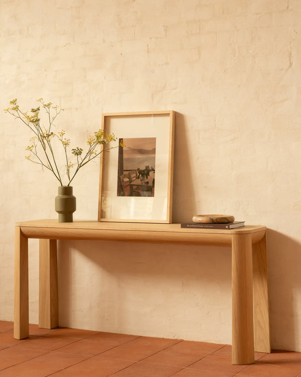 Quart Console Table 170cm - Oak