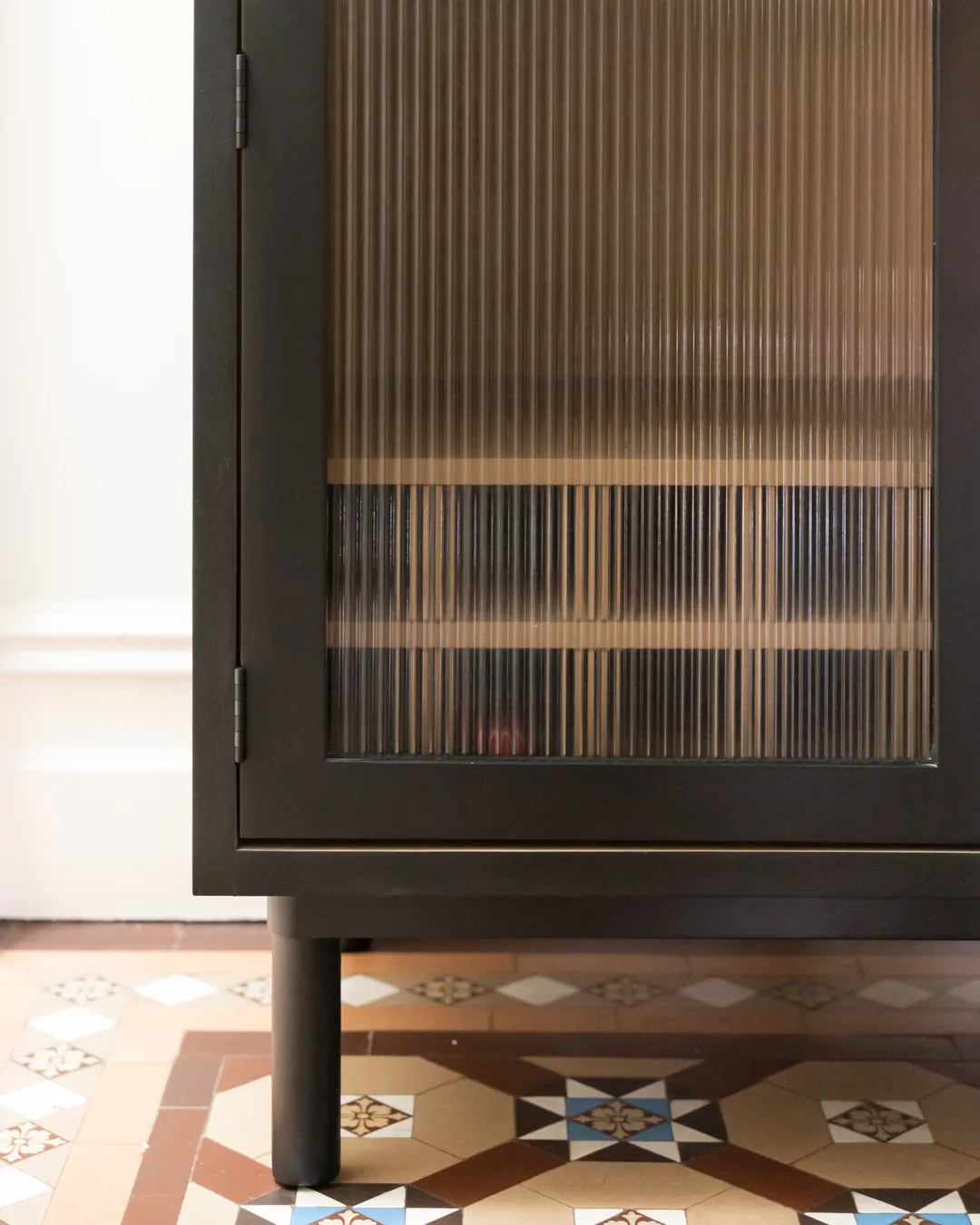 Vault Bar Cabinet - Frosted Glass