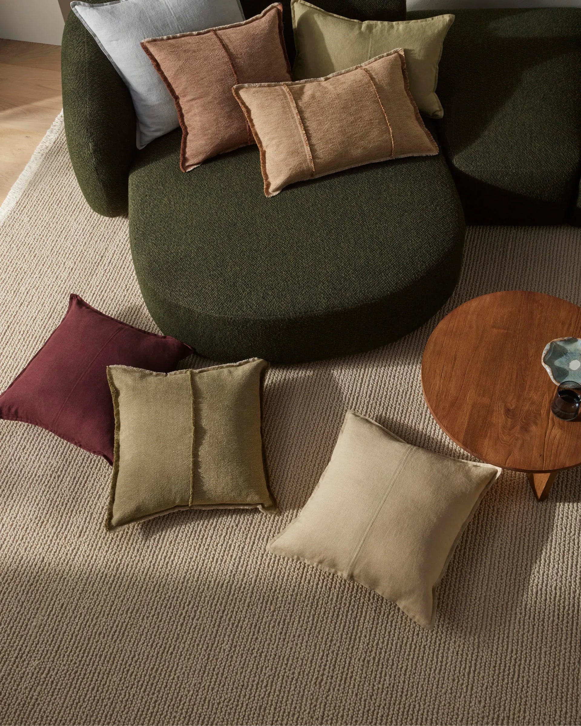 Adela Cushion - Cashmere 50cm x 50cm