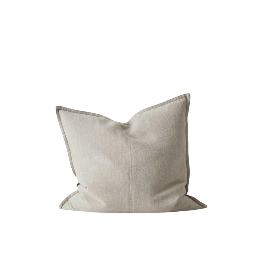 STHIRA® 50 * 50cm Linen Seat Cover for Car Easy-Clean Universal Fit Cushion Durable Non-Slip Ideal for Daily Use Long Drives 2 PCS