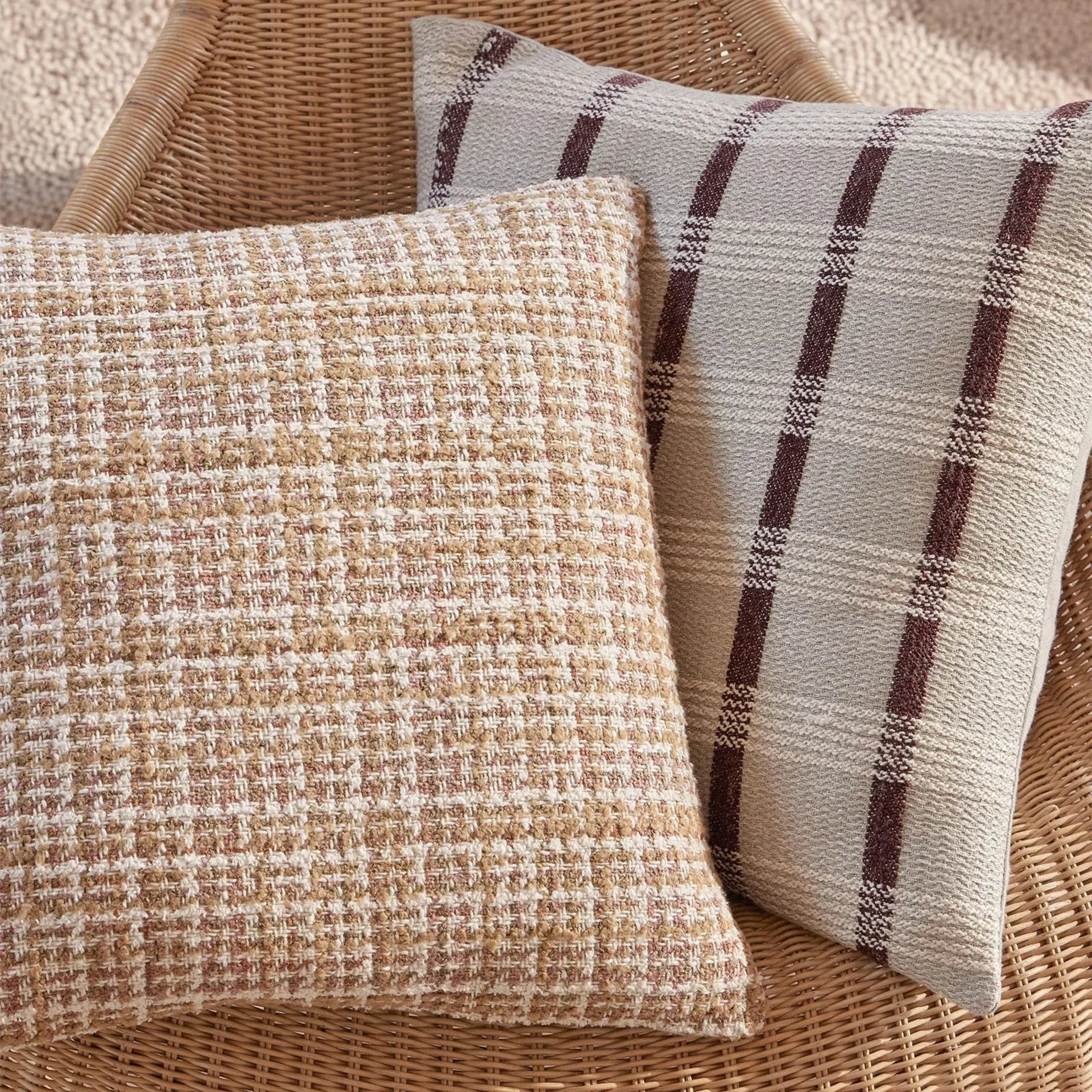 Marmaris Cushion - Rosewood