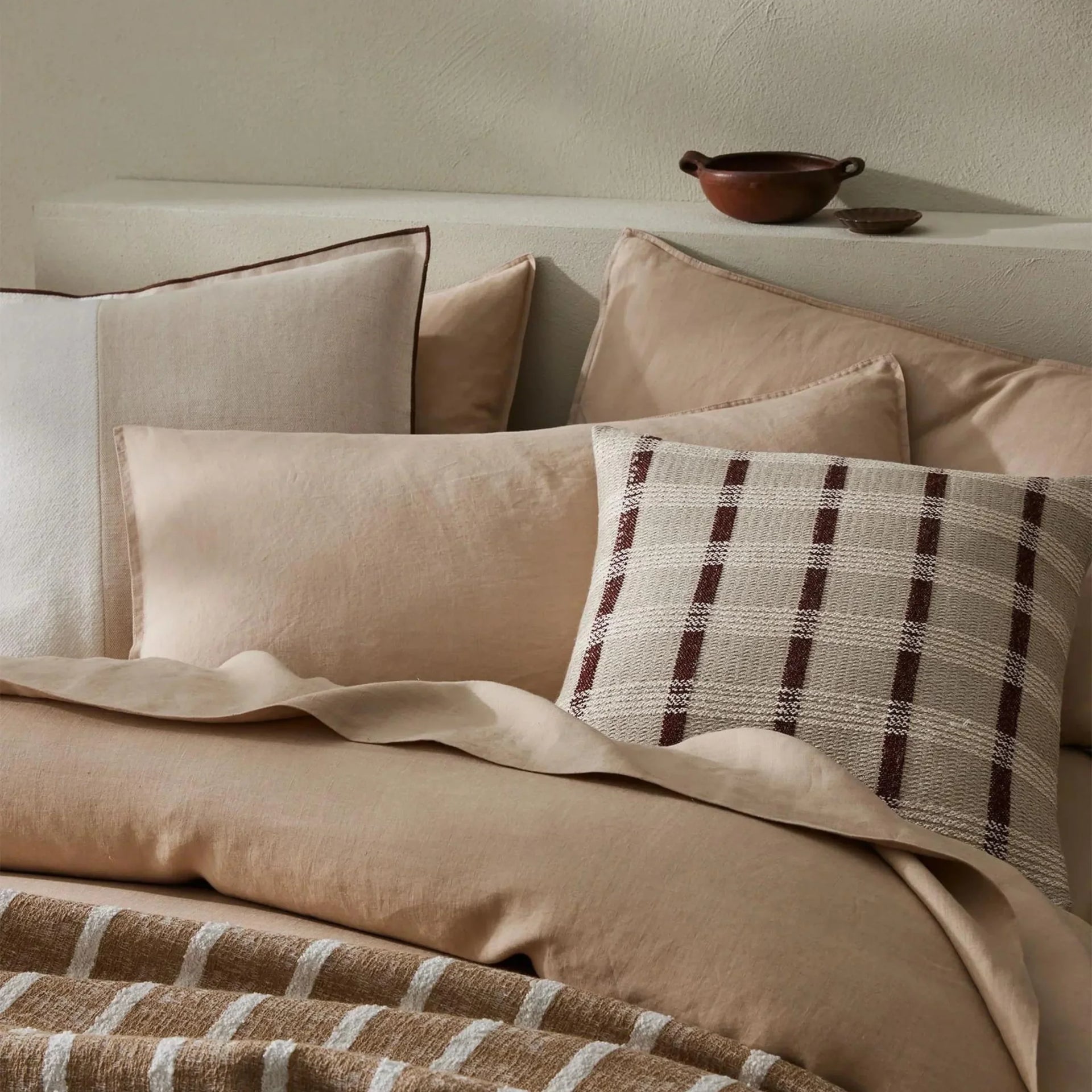 Marmaris Cushion - Rosewood