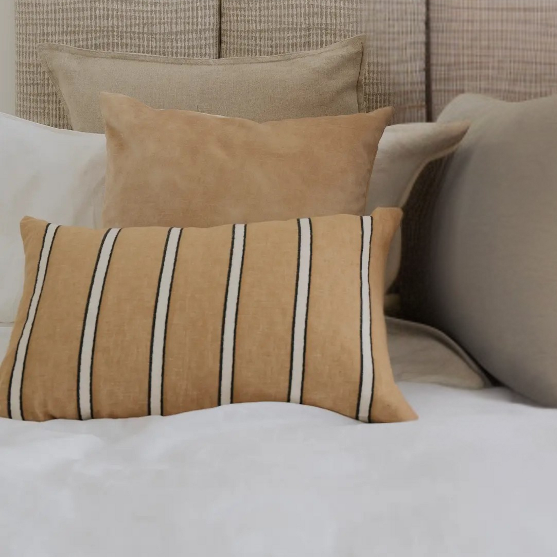 Vinnie Cushion 40cm x 60cm - Manuka