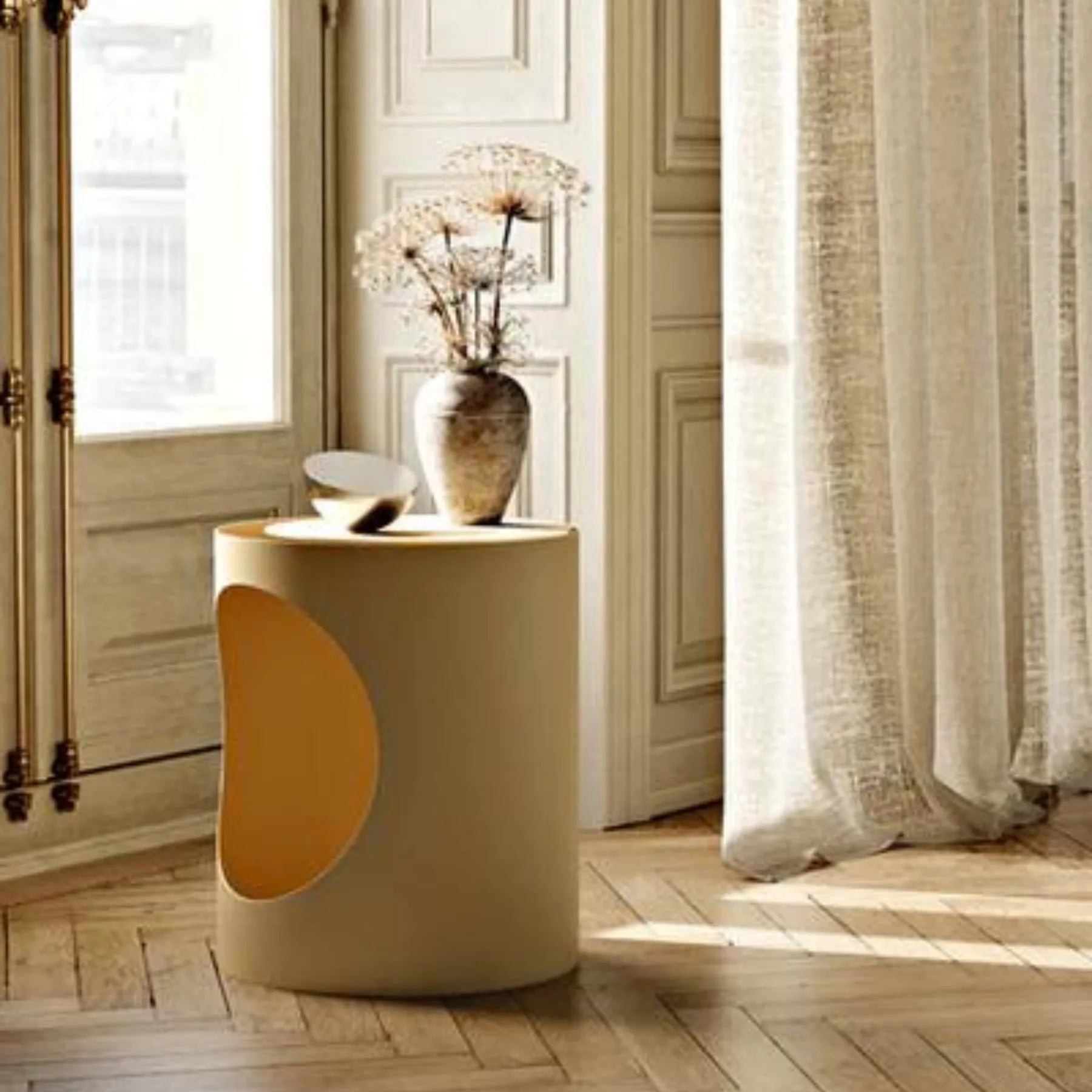Tabl Side Table - Ivory