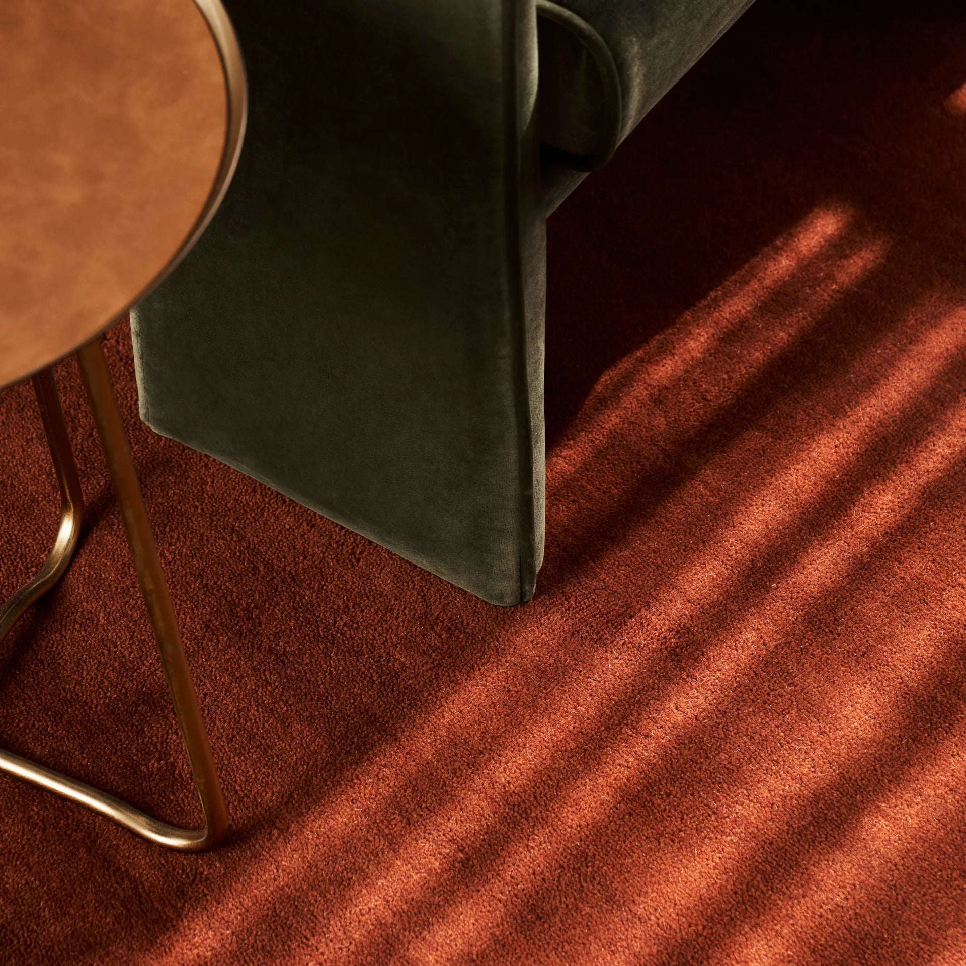 Pure Round Rug - Chestnut 250cm x 250cm