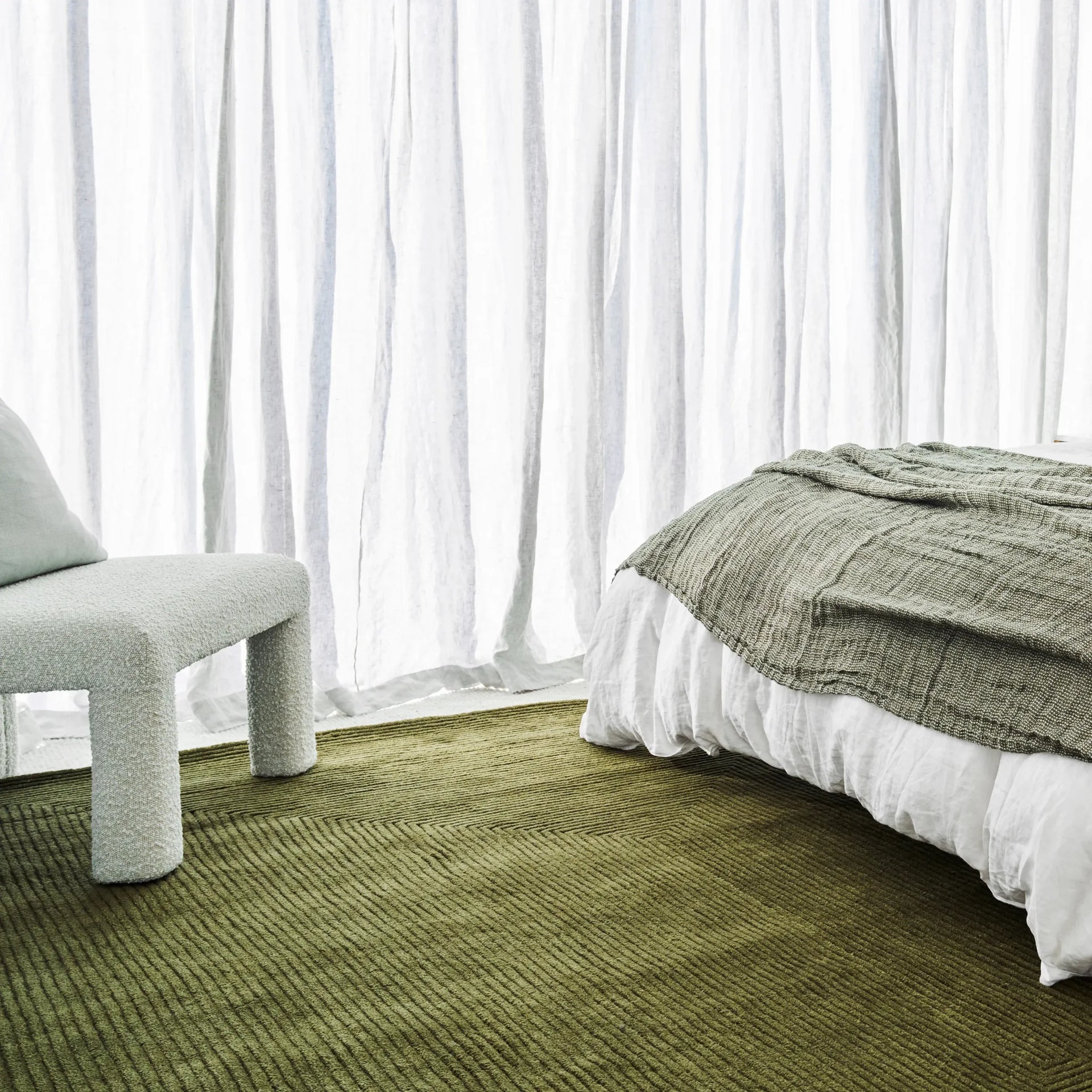 Stripe Rug - Leaf 250cm x 350cm