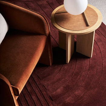Trace Rug - Brick Red 200cm x 300cm