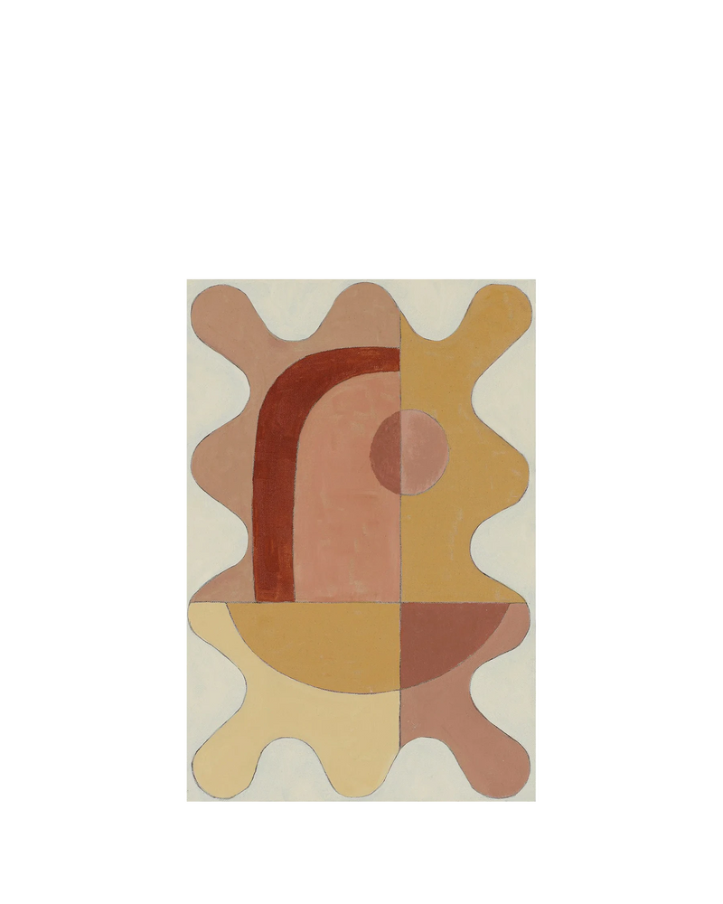 Wiggle Blush Canvas Print 45cm x 30cm