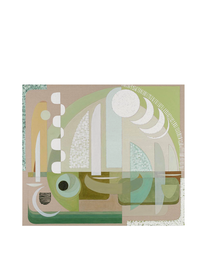 Zeus Canvas Print 100cm x 114cm White Frame