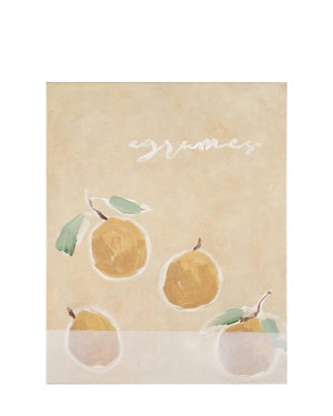 Agrumes Canvas Print 40Cm x 50Cm