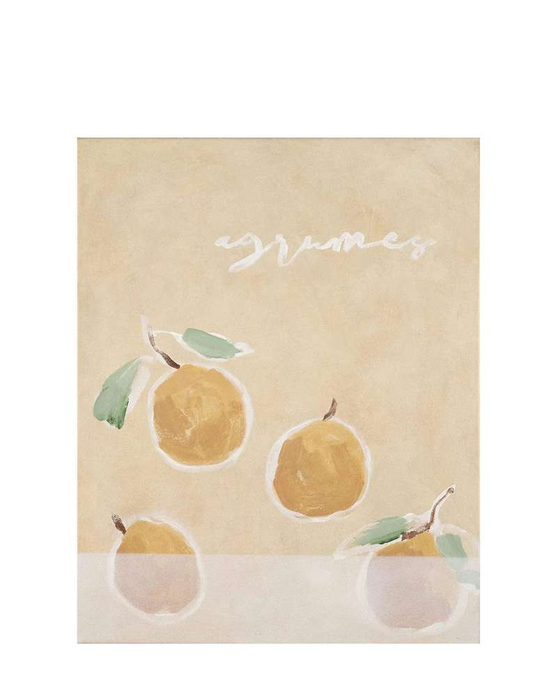 Agrumes Canvas Print 40Cm x 50Cm
