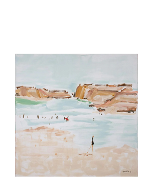 Beachcomber Canvas Print 100Cm x 100Cm