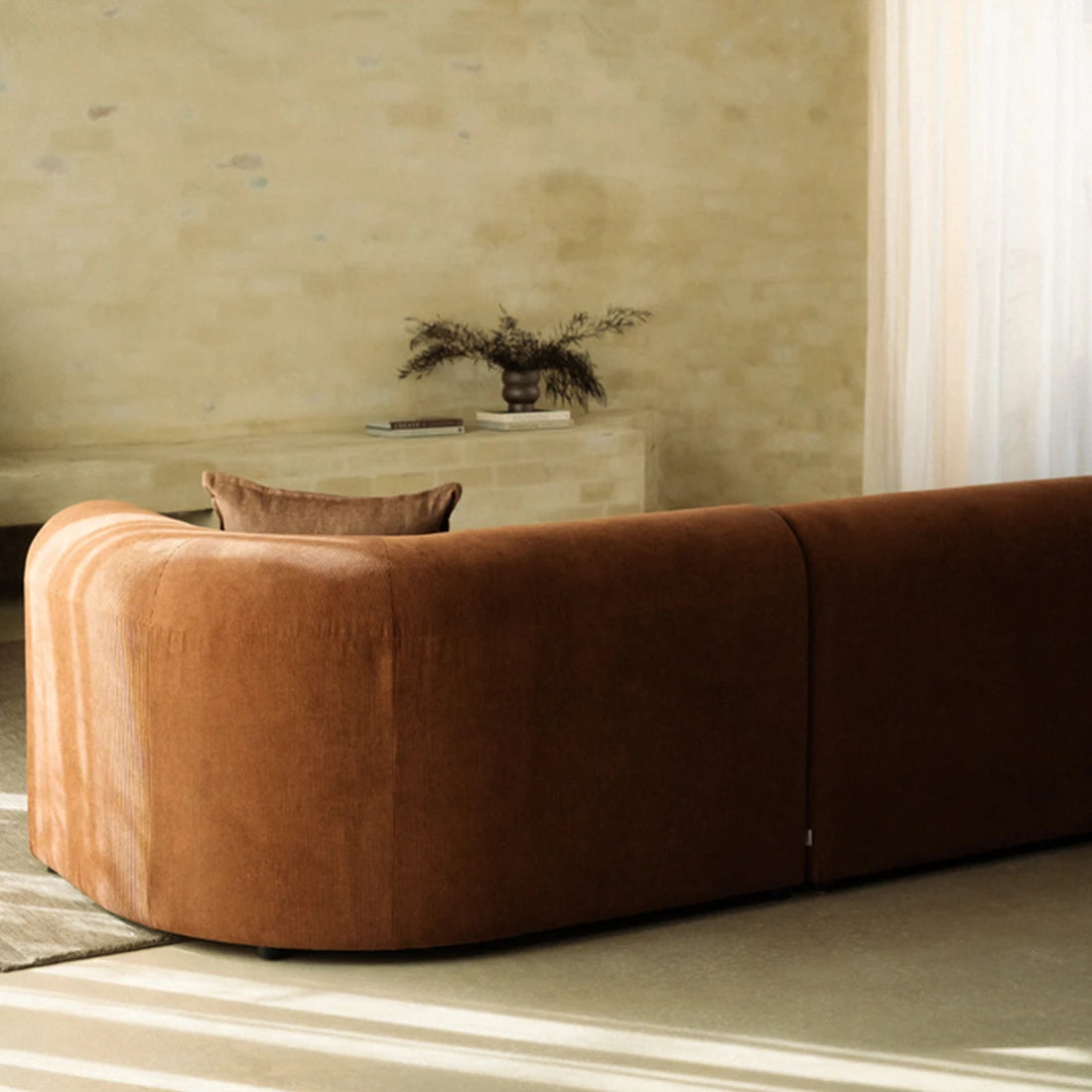 Berg 4 Seater Sofa - Corduroy Cocoa