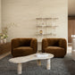 Claude Coffee Table - Black Marble