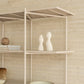 Cross Shelving Unit Tall - Warm Beige