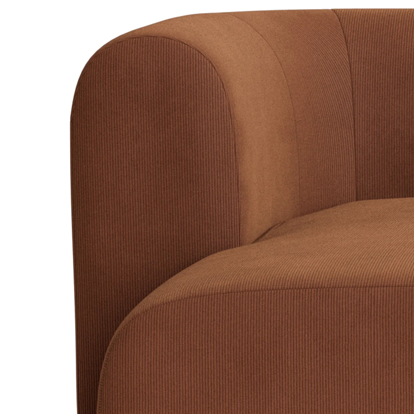 Berg 4 Seater LHF Chaise Sofa - Corduroy Cocoa