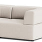 Stretch Angled Corner Sofa - Silex Off White