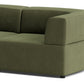 Stretch Angled Corner Sofa - Corduroy Forest
