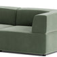 Stretch Angled Corner Sofa - Opal Ocean