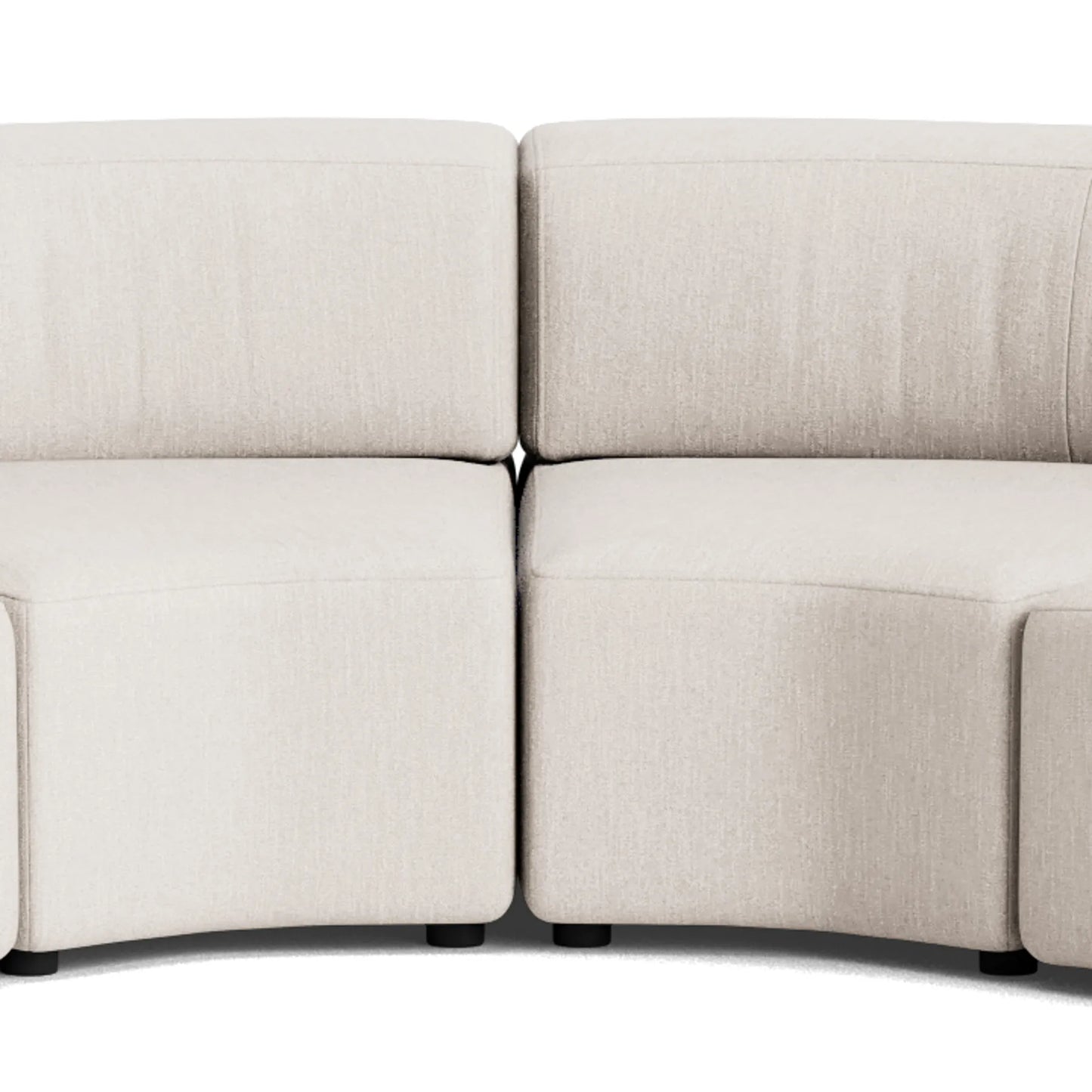 Stretch Large Angled Corner Sofa - Silex Off White