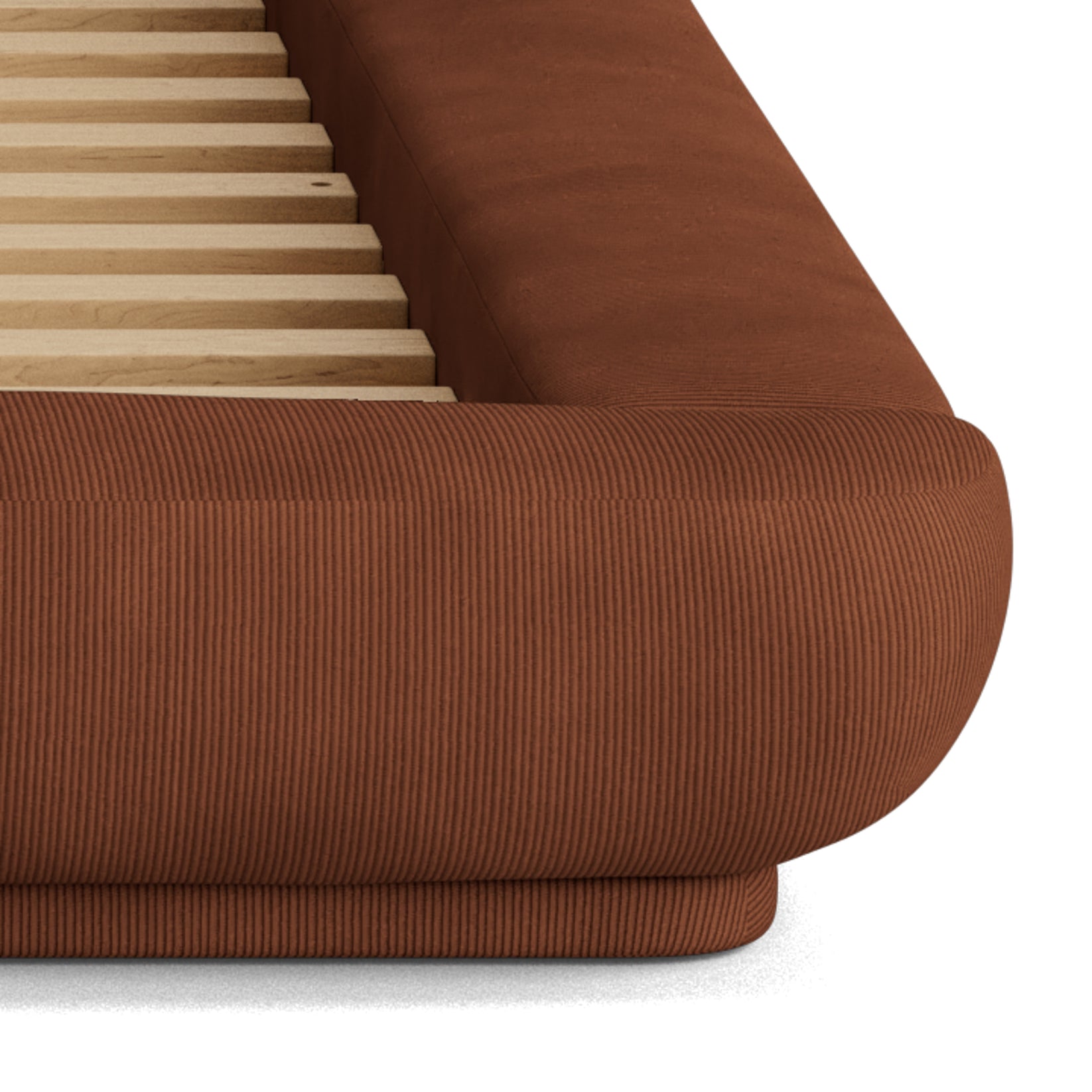 Buy Floss Queen Bed Corduroy Cocoa by RJ Living online RJ Living