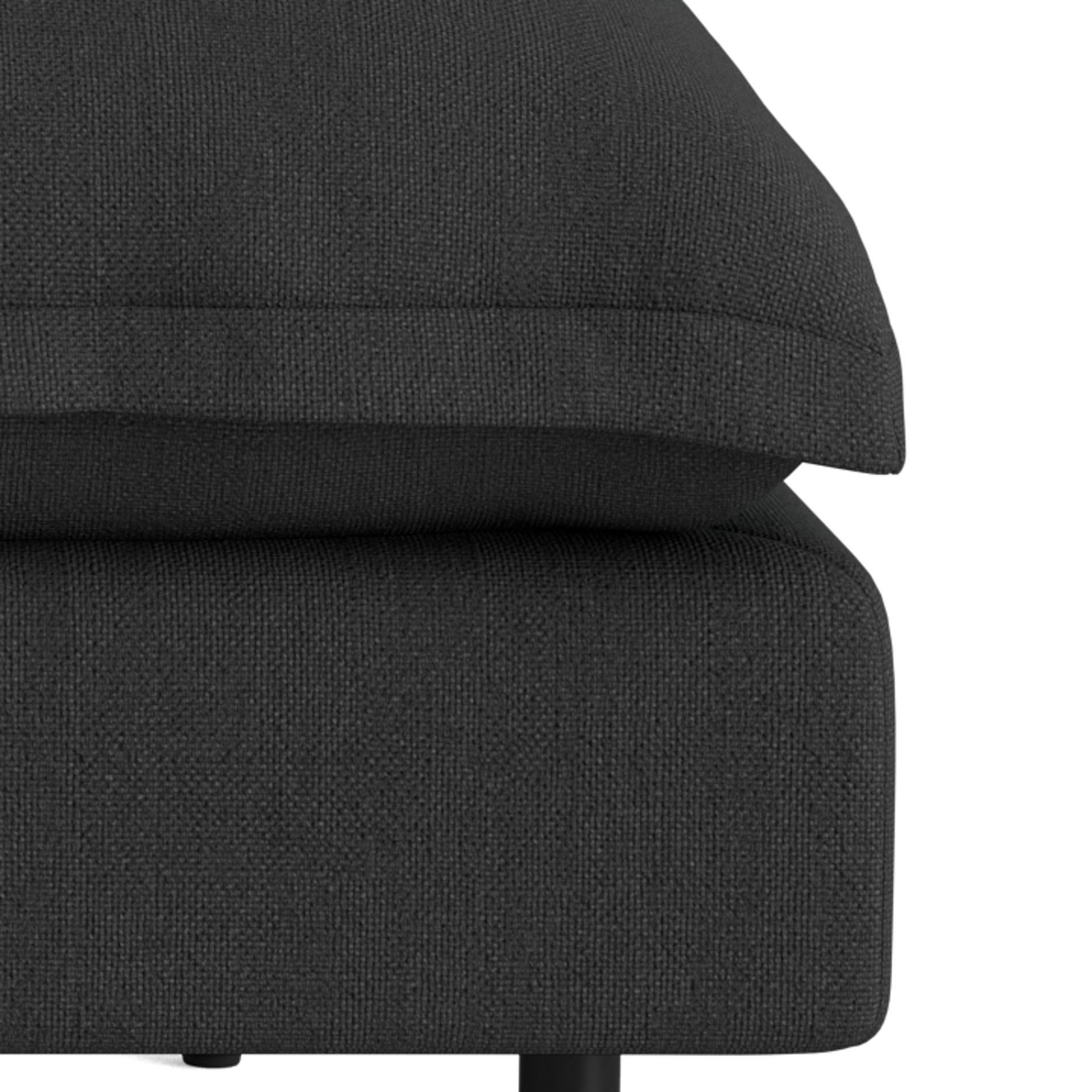 Seam Armless Middle Module - Siena Charcoal