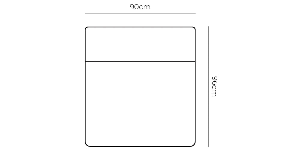 Berg Armless Middle Module - Fleck Rust dimensions