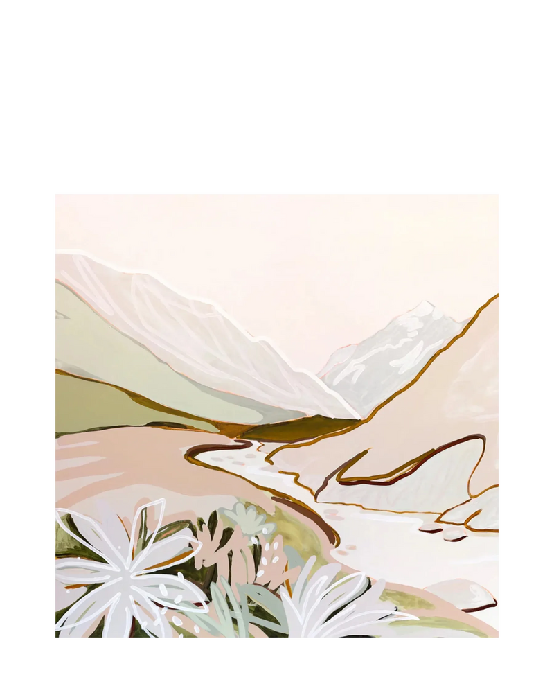 Each and Every Step Canvas Print 45cm x 55cm