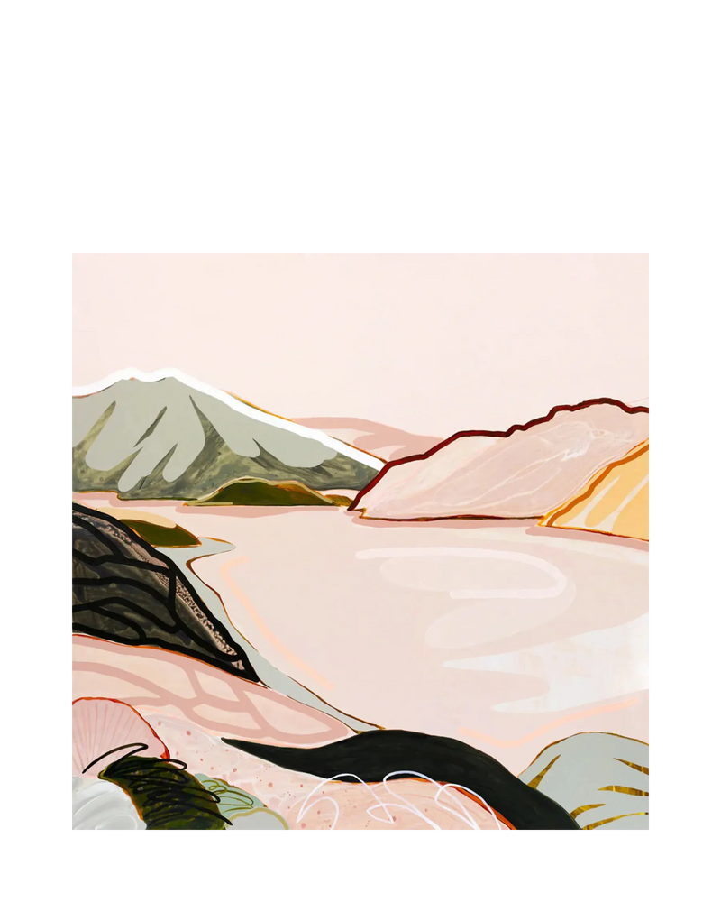 Following Bliss Canvas Print 50Cm x 50Cm