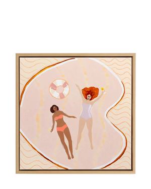 Happy Hour Canvas Print 30cm x 30cm