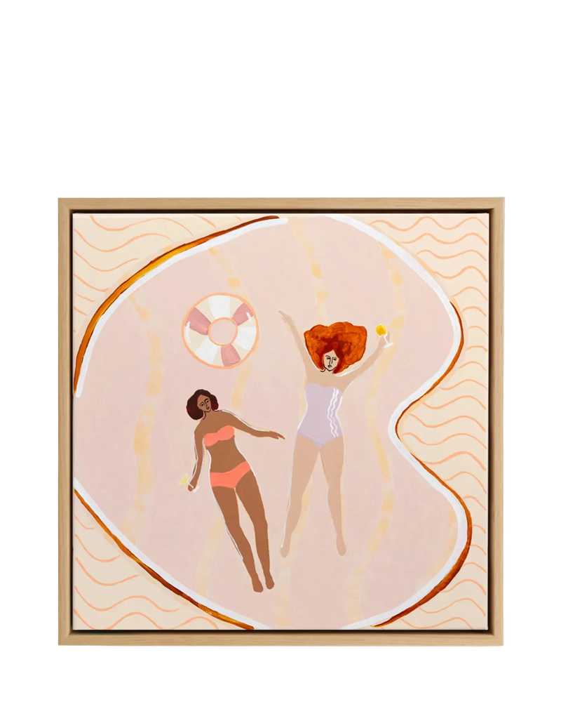 Happy Hour Canvas Print 30cm x 30cm