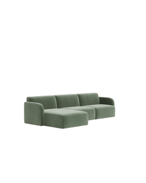 Jam 4.5 Seater LHF Chaise Sofa - Opal Ocean