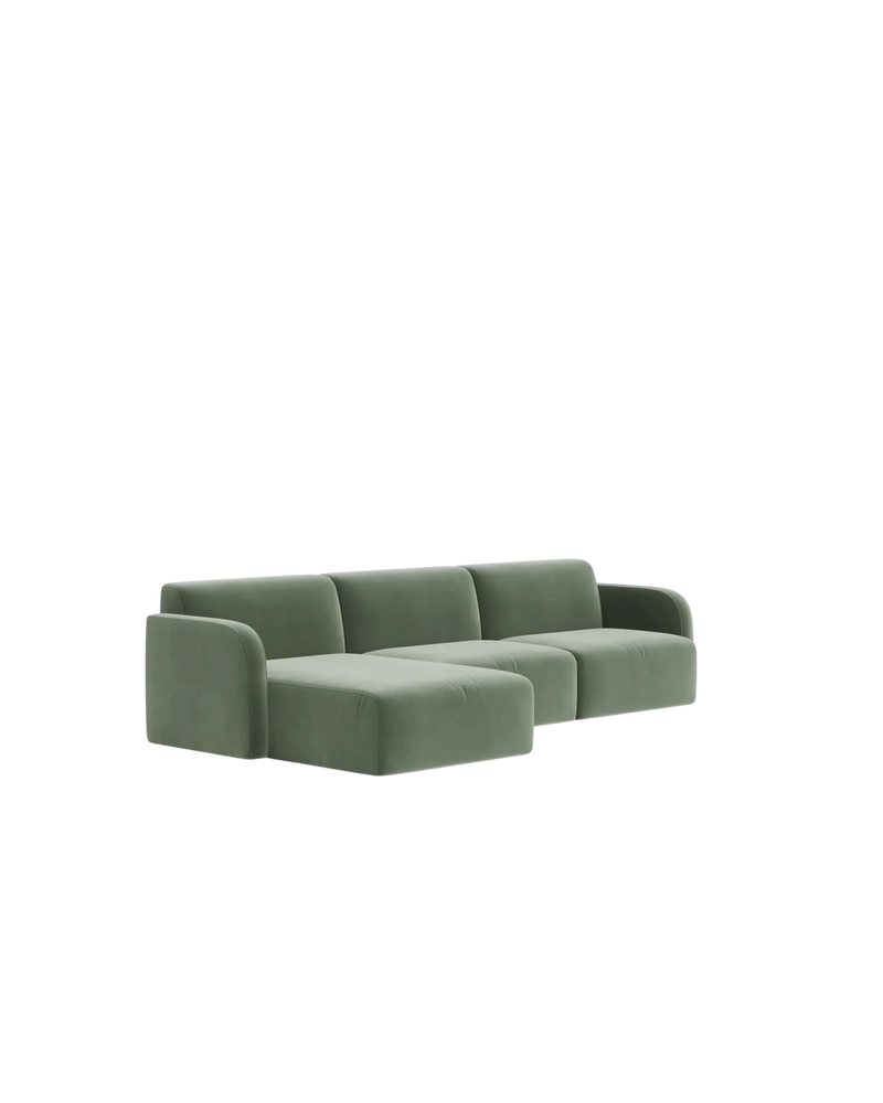 Jam 4.5 Seater LHF Chaise Sofa - Opal Ocean