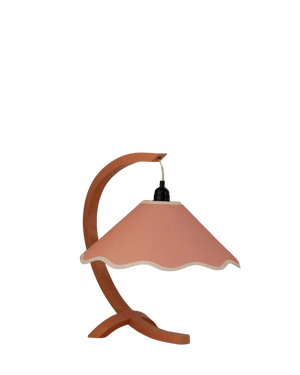 Kira Table Lamp - Coral / Cream