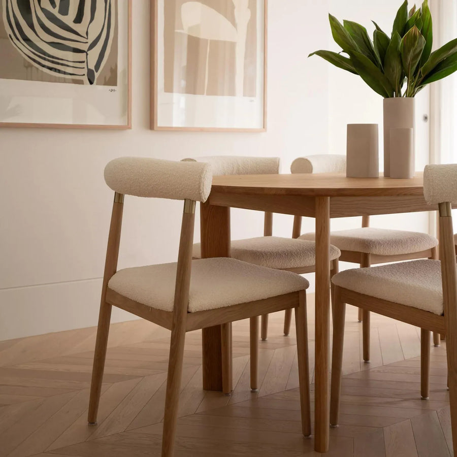 Buy Loop Dining Table 220cm - Oak by RJ Living online - RJ Living