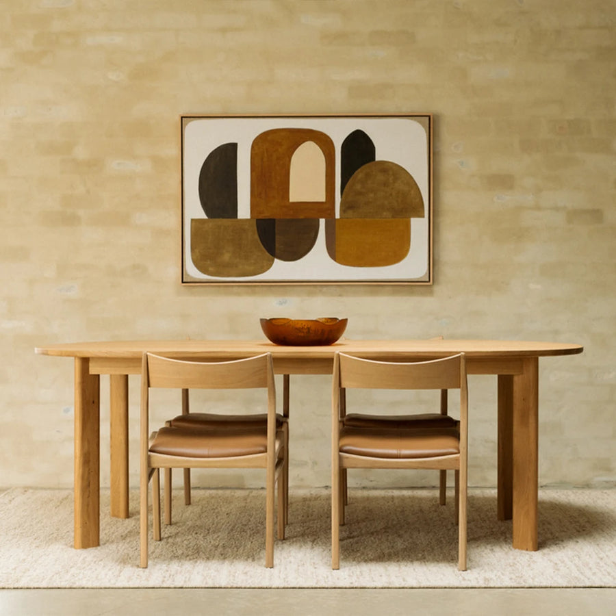 Buy Loop Dining Table 220cm - Oak by RJ Living online - RJ Living