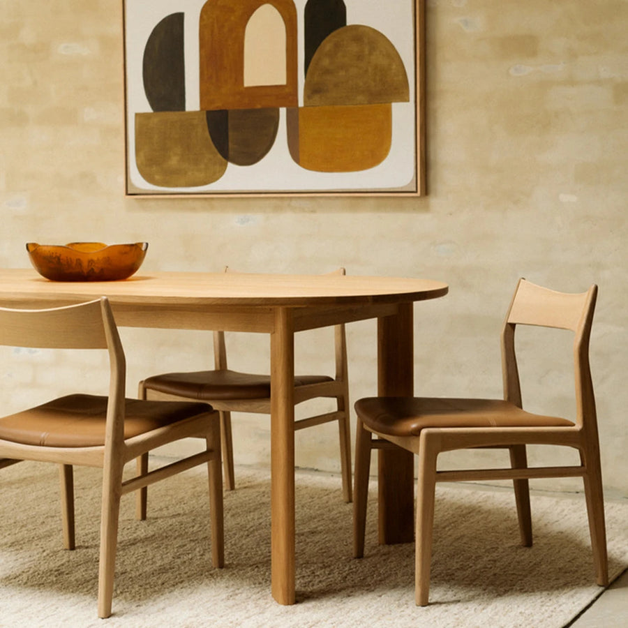 Buy Loop Dining Table 220cm - Oak by RJ Living online - RJ Living