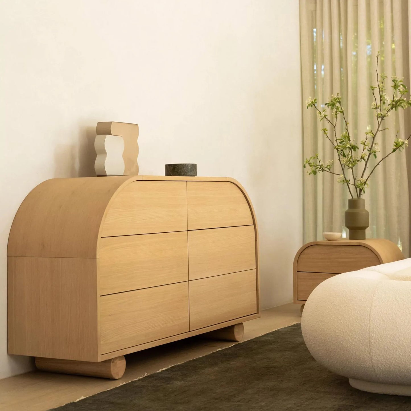 Muse 6 Drawer Chest - Oak