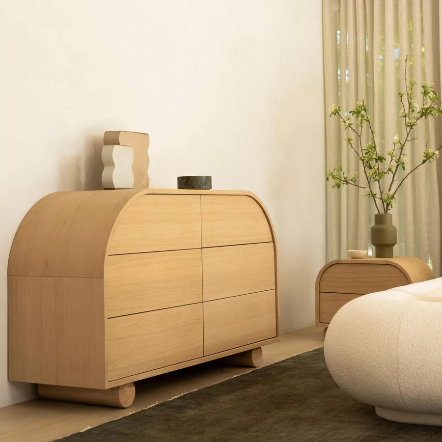 Muse 6 Drawer Chest - Oak