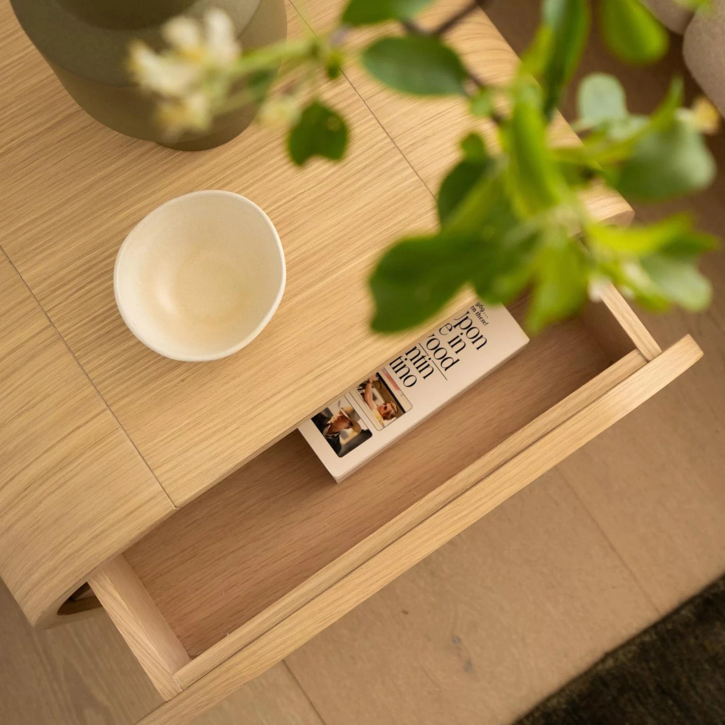 Muse Bedside Table - Oak