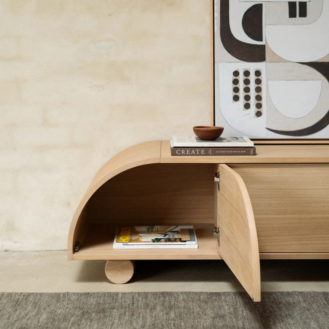 Muse Entertainment Unit 210cm - Oak