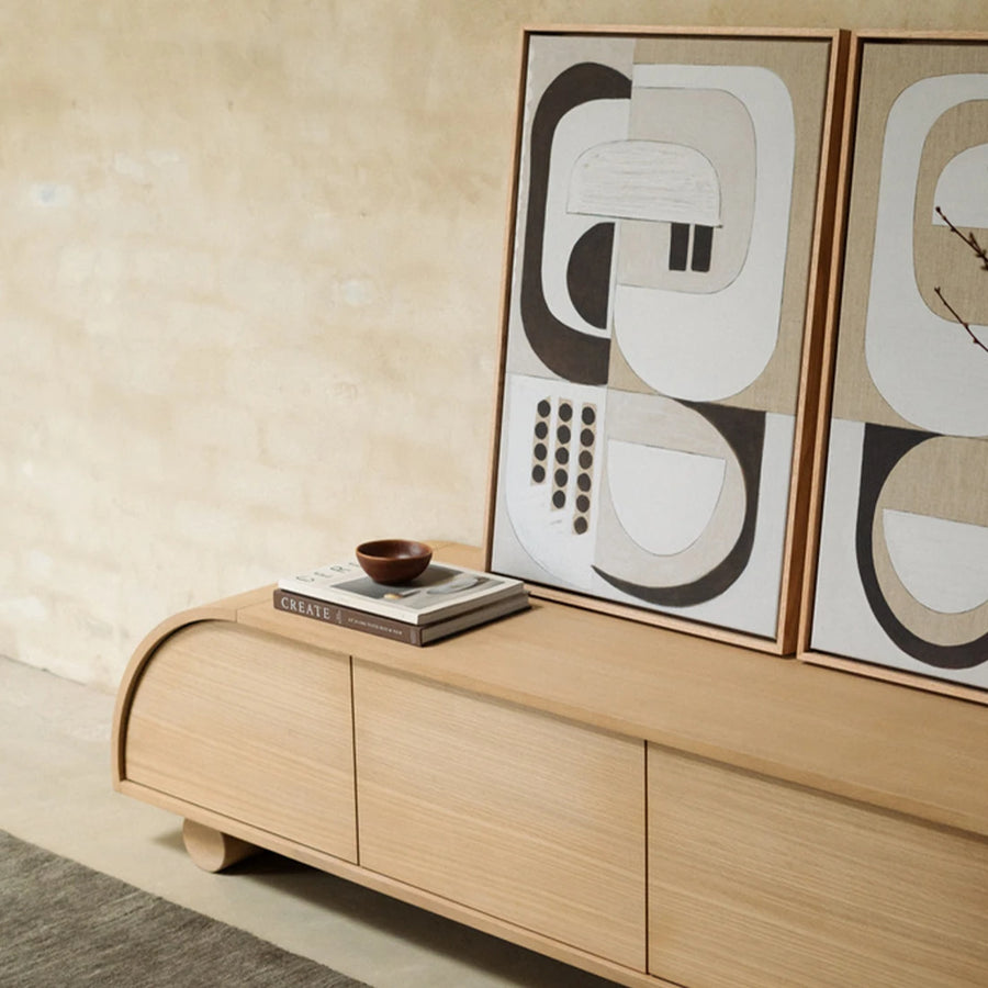 Muse Entertainment Unit 210cm - Oak