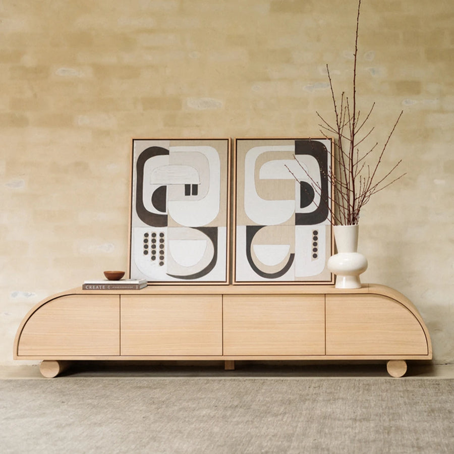 Muse Entertainment Unit 210cm - Oak